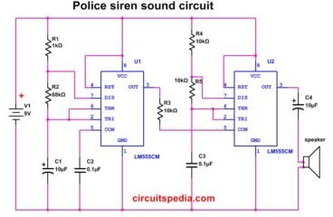 Melody generator/ Door bell alarm - circuitspedia